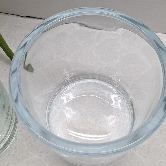 #ACY Set of Clear Glass Vases / Plant Pots - Picture 3 of 6